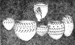 Глиняная посуда, неолит, 7-3 тысячелетие до н. э.