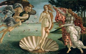 Sandro Botticelli. Das Gemälde Die Geburt Der Venus