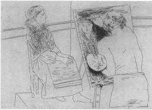 Иллюстрации Пикассо к "неведомому шедевру"