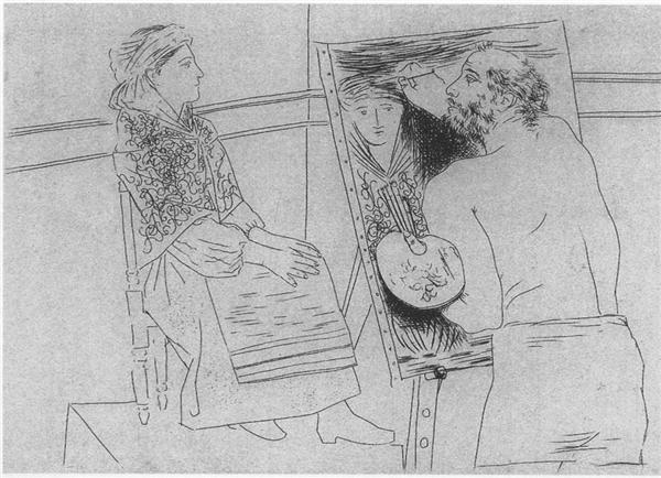 Иллюстрации Пикассо к "неведомому шедевру"
