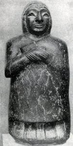Статуэтка из Ура. Около 2500 г. до н. э. Лондон. Британский музей.