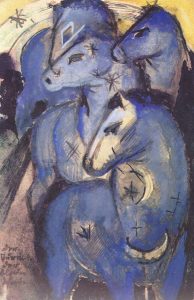 Франц Марк. Башня синих коней (1913)