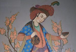 Safavid era Miniature painting kept at Shah Abbas Hotel in Isfahan.
