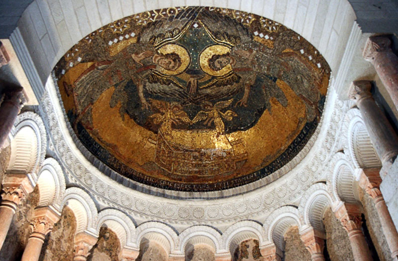 Мозаика в оратории Теодульфа Орлеанского в Жерминьи-де-Пре