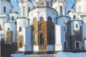 Собор Святой Софии в Киеве 1037-1040-е г. Вид с востока