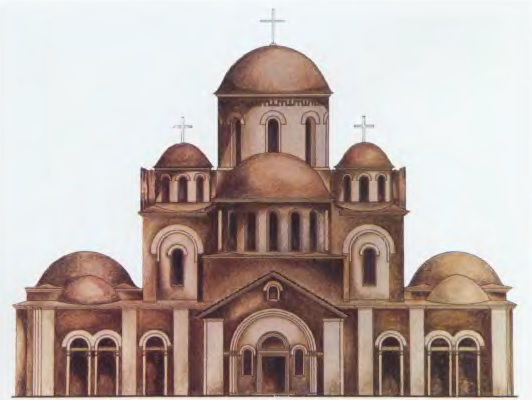 Церковь Богоматери (Десятинная) в Киеве. 989-996. Реконструкция