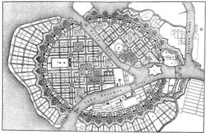 Генеральный план 1717 года, предложенный Жаном Леблоном