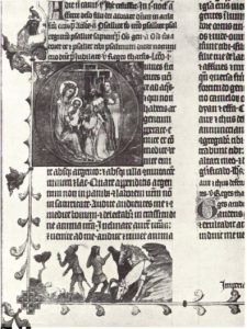 Бревиарий Яна из Стржеды. Фрагмент. До 1360 года