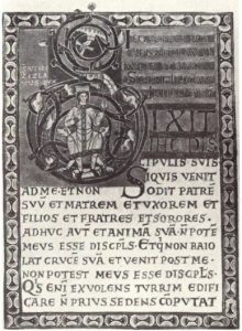 Вышеградский кодекс. Инициал. 1083