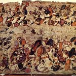 Pictures 20 and 21 of the Ambrosian Iliad, Battle scenes from Iliad Book 5