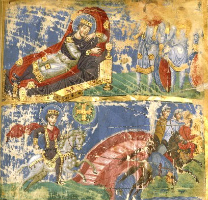 Dream of Constantine I and battle of the Milvian bridge