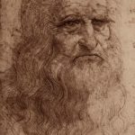 Леонардо да Винчи Автопортрет Около 1512 333 х 214 мм Сангина на бумаге Турин. Королевская библиотека