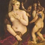 Тициан Вечелио Венера с зеркалом Около 1555 124,5 x 105,4 см Холст, масло Вашингтон (округ Колумбия). Национальная галерея Из наследия Тициана Вечелио