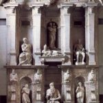 Микеланджело Буонаротти Гробница папы Юлия II 1542-1545 Мрамор Рим. Сан Пьетро ин Винколи