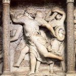 Донателло Кафедра певчих, деталь 1433-1438 Мрамор, мозаика Флоренция. Музей собора