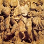 Роббиа, Лукка делла Кафедра певчих 1431/1432-1438 328 x 560 см Мрамор Флоренция. Музей собора