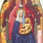 Мазаччо Мадонна с младенцем и Св. Анной 1425 175 x 103 см Дерево Флоренция. Галерея Уффици