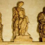 Микеланджело Буонаротти Мадонна с младенцем между Св. Козмой и Дамианом Флоренция