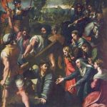 Рафаэль Санти Несение креста Около 1516 318 x 229 см Холст, масло Мадрид. Прадо Первоначально алтарая картина для Санта Мария делло Спазимо в Палермо, написана совместно с учениками Рафаэля