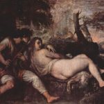 Тициан Вечелио Нимфа и пастух Около 1570 149,7 x 187 см Холст, масло Вена. Музей истории искусства