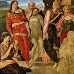 Микеланджело Буонаротти Положение во гроб Около 1510 161 x 149 см Дерево, масло Лондон. Национальная галерея