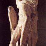 Микеланджело Буонаротти Пьета Ронданини 1552/1553-1564 Высота: 195 см Мрамор Милан. Городской музей и пинакотека Кастелло Сфорцеско