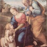 Рафаэль Санти. Святое семейство с агнцем. 1507