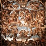 Микеланджело Буонаротти Страшный суд 1534-1541 17 x 13,3 см Фреска Рим. Сикстинская капелла