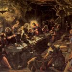 Тинторетто, Якопо Тайная вечеря 1592-1594 365 x 568 см Холст Венеция. Сан Джорджо Маджоре