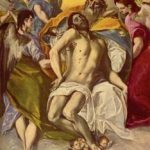 Эль Греко Троица 1577 300 x 179 см Холст, масло Мадрид. Прадо