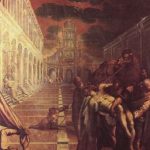 Тинторетто, Якопо Укрытие тела св. Марка 1562-1566 421 x 306 см Холст, масло Венеция. Галерея Академии