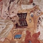 Чимабуэ, Джованни. Фрески Верхней церкви Сан Франческо в Ассизи, фреска на средокрестном своде, сцена: св. Лука. 1280-1283