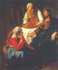 «Христос у Марфы и Марии» (Эдинбург, Национальная галерея)