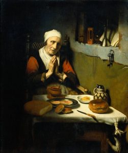 Молящаяся старая женщина, Рейксмюзеум, Амстердам