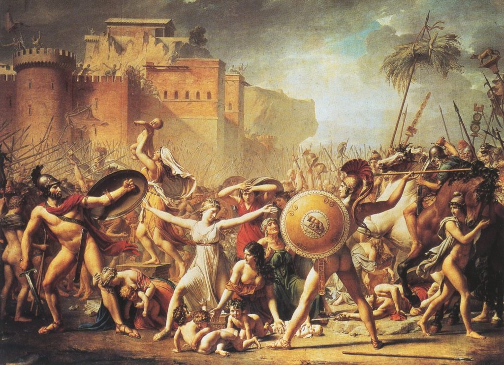 Сабинянки, останавливающие сражение между римлянами и сабинянами (1799)