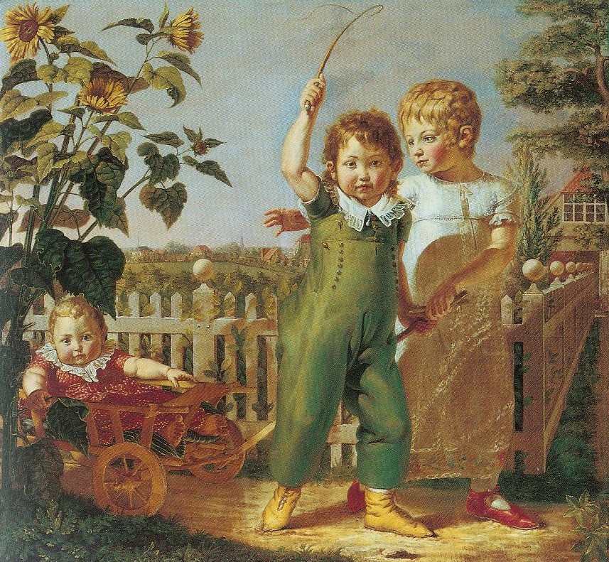 Портрет детей Хюльзенбек. 1805
