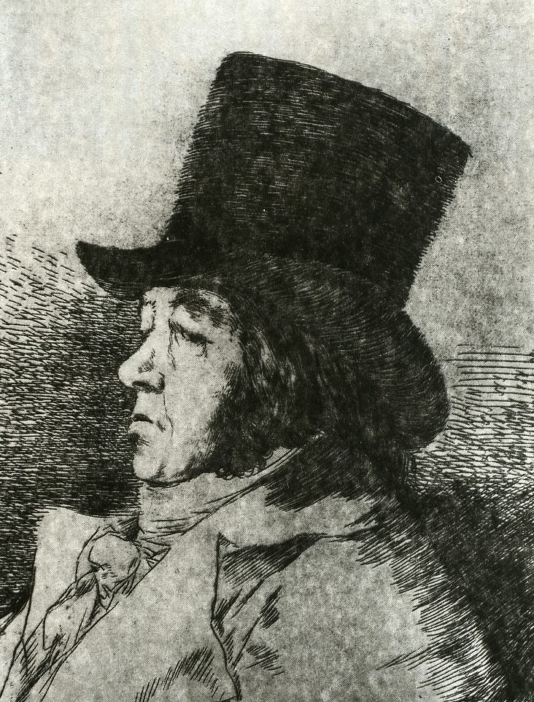 автопортрет капричос 1799