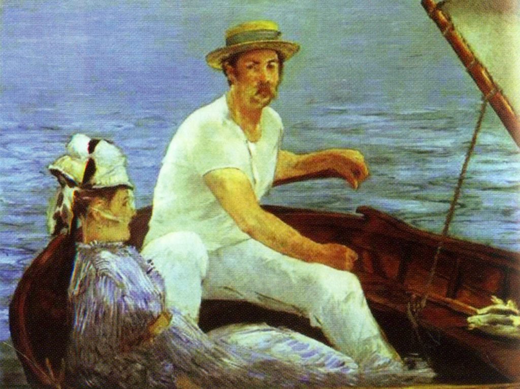 В лодке (1874)