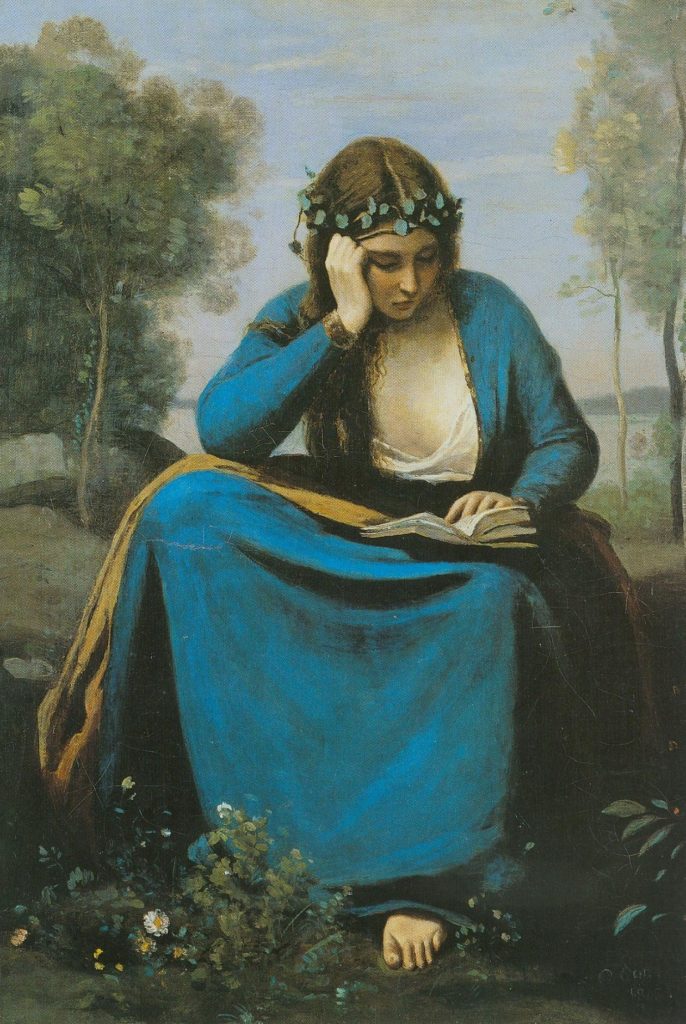 девушка в венке 1845