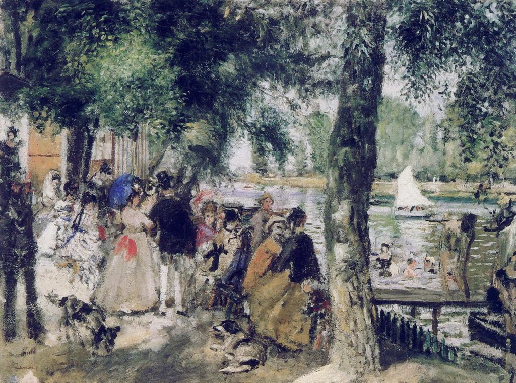 «Лягушатник» (Купанье на Сене) 1869
