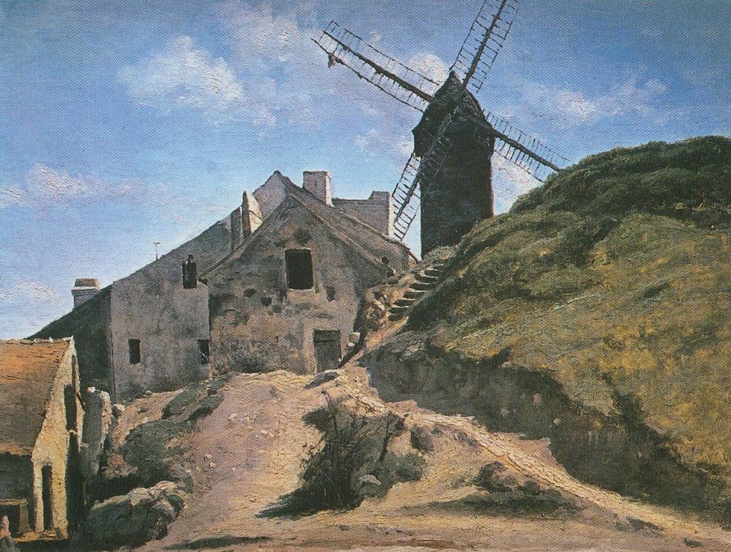 мельница на монмартре 1845