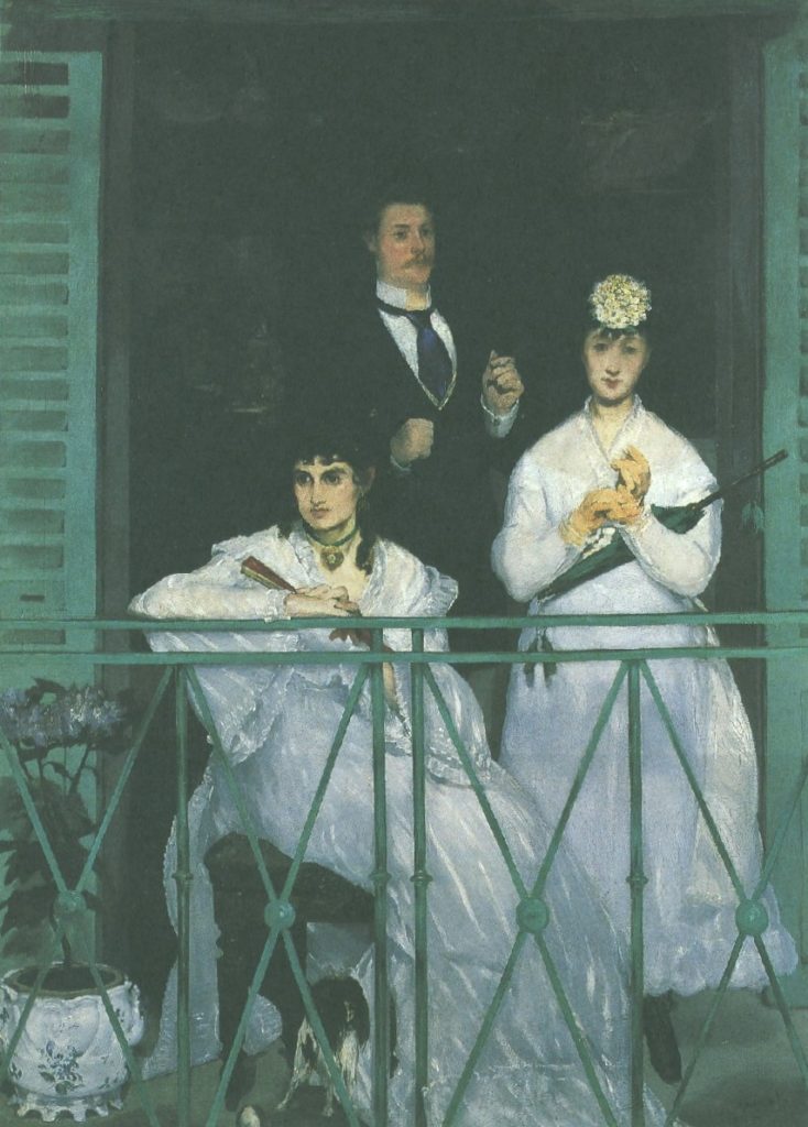на балконе 1869