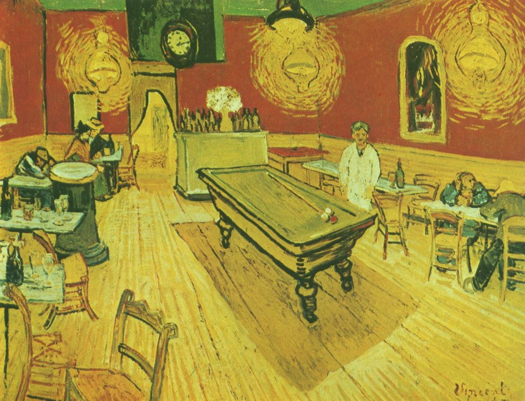 ночное кафе в арле 1888