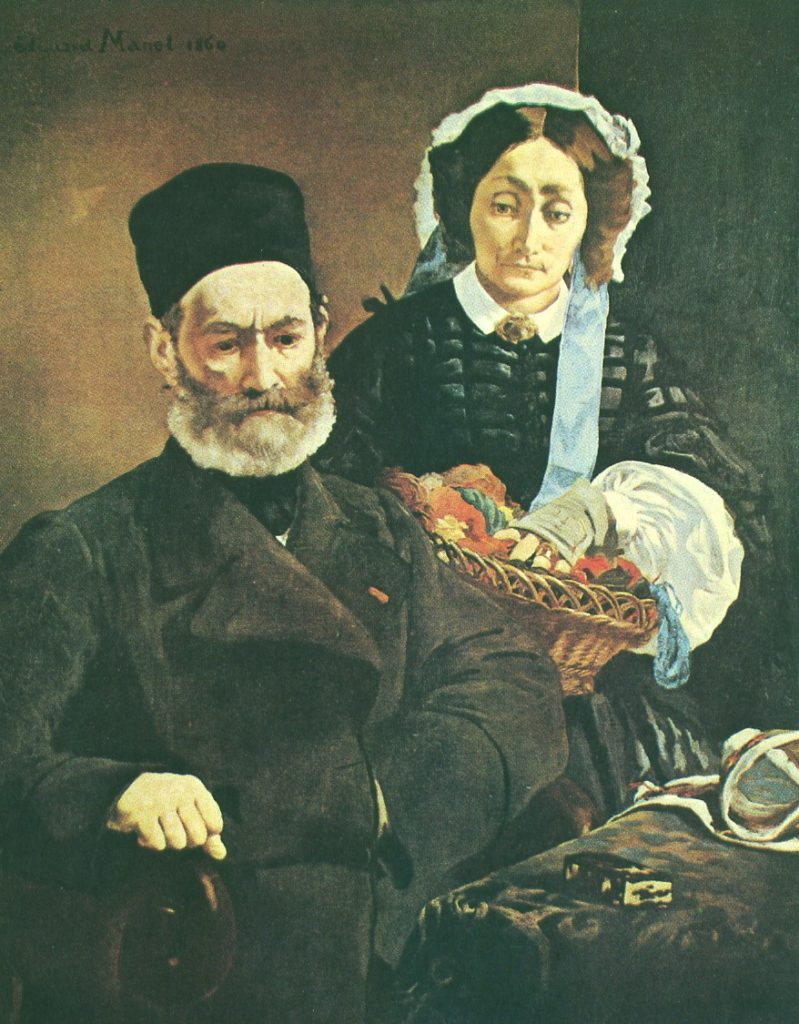портрет родителей 1860