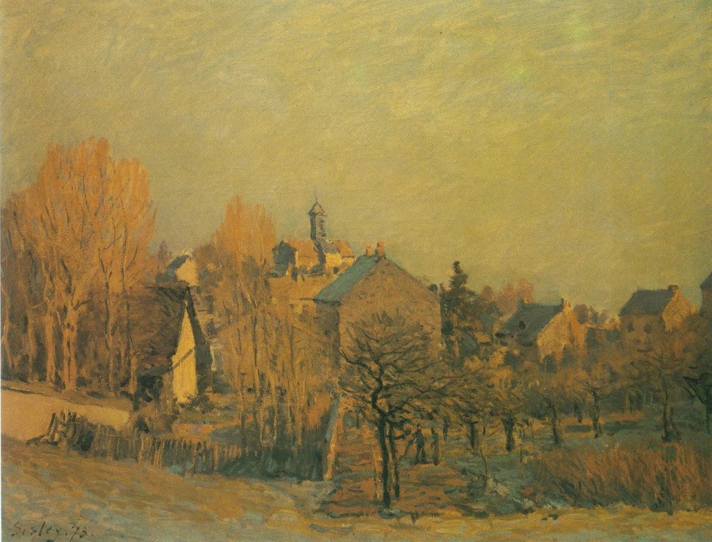 Морозное утро в Лувесьене 1873