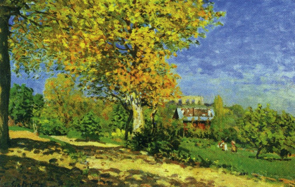 Пейзаж в Лувесьене 1873