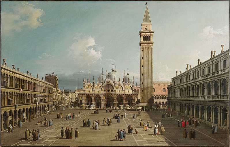 Площадь святого Марка, Каналетто, 1730