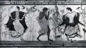 Танец. Роспись гробницы в Корнето. Начало 5 в. до н. э.
