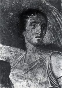 Женщина с покрывалом. Фрагмент росписи Виллы мистерий