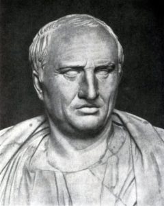 Портрет Цицерона. Мрамор. 1 в. до н. э. Рим. Капитолийский музей.